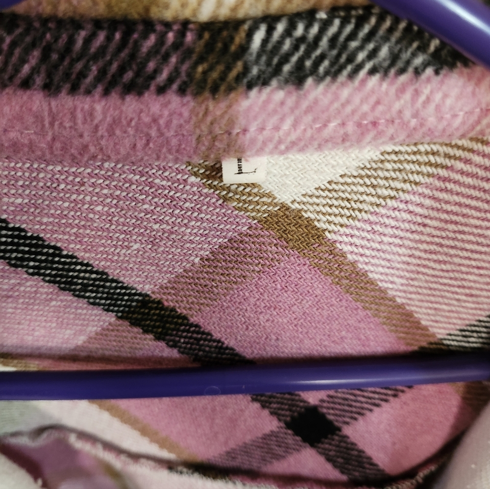 Chic Pink Plaid Shacket